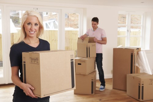 Loading furniture and boxes for a local move