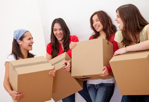 Packed moving van ready for a house or flat move