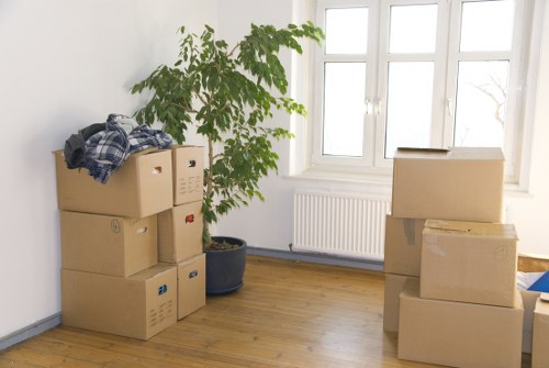 Low-carbon van used for sustainable removals in Newaddington