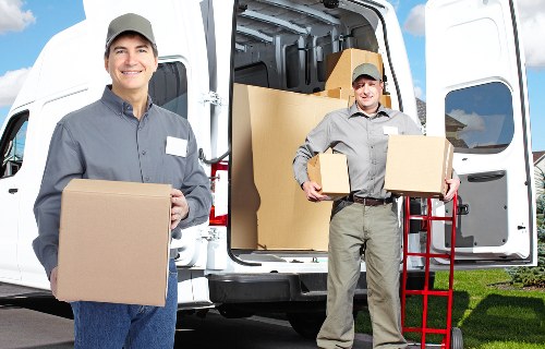 Moving boxes organised for a New Addington relocation