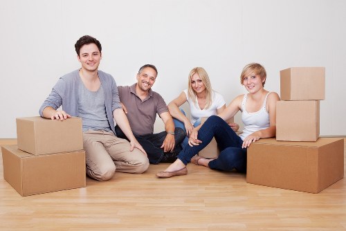 Van service helping with a small flat relocation in New Addington